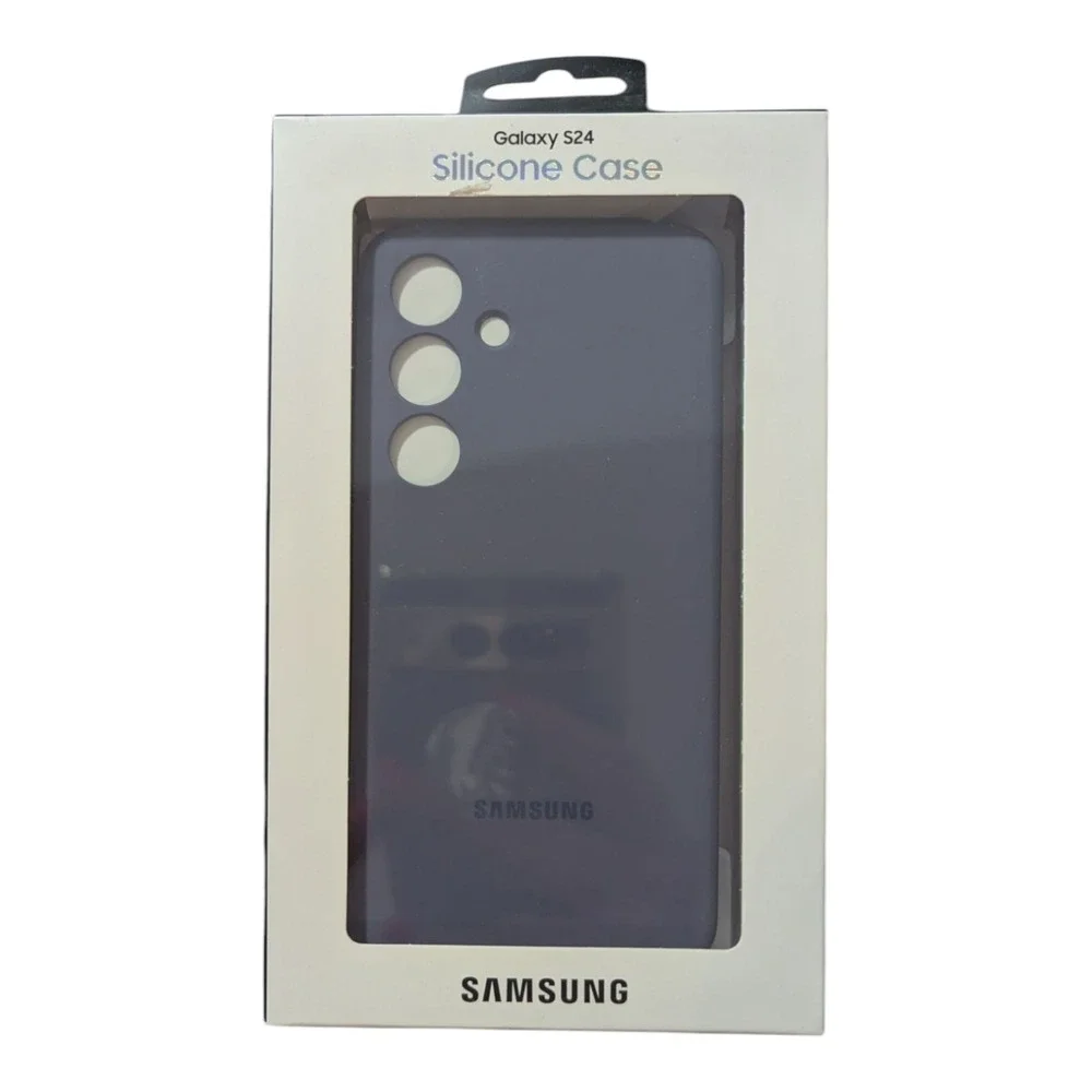 E4. OEM Samsung‎ Silicone Case For Samsung Galaxy S24 - Violet